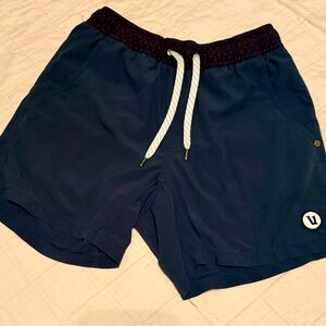 Vuori Navy Blue Shorts with Drawstring men’s small